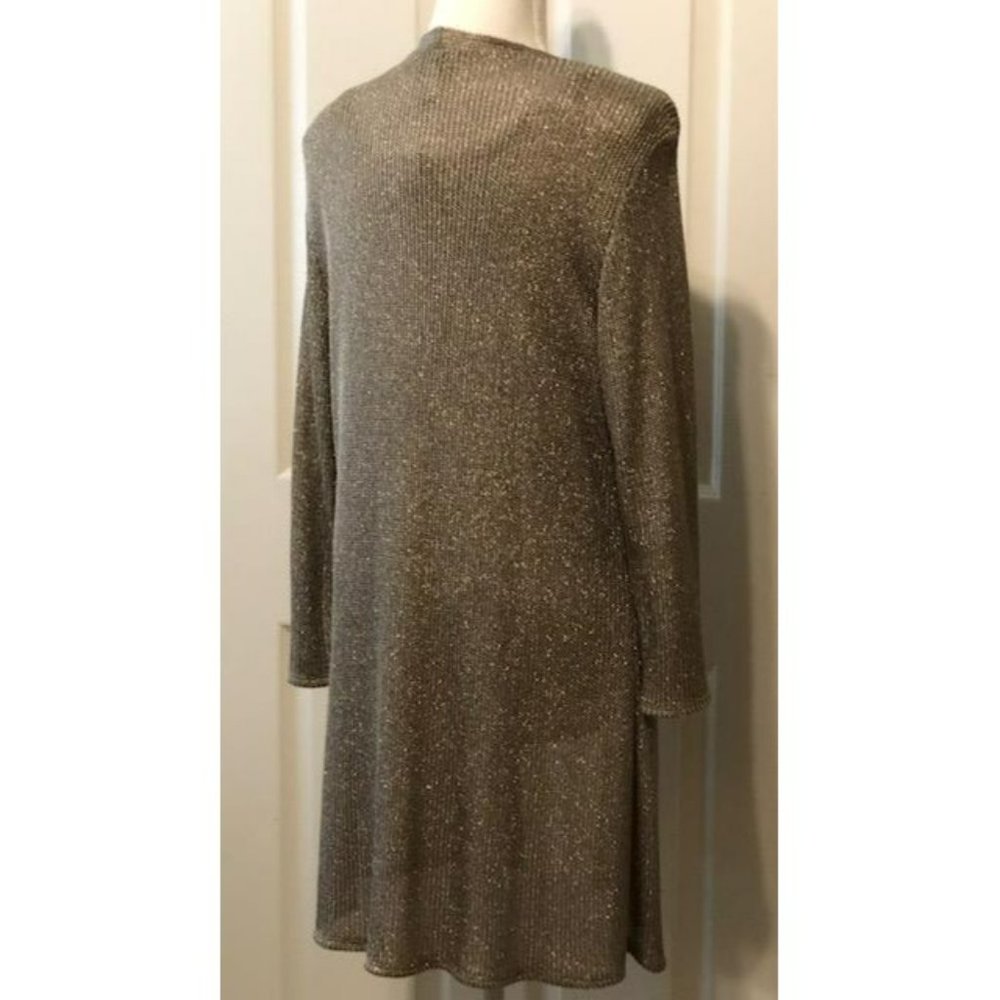 CHICO'S Women's Metallic Thread Topper - Picture 2 of 6